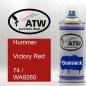 Preview: Hummer, Victory Red, 74 / WA9260: 400ml Sprühdose, von ATW Autoteile West.